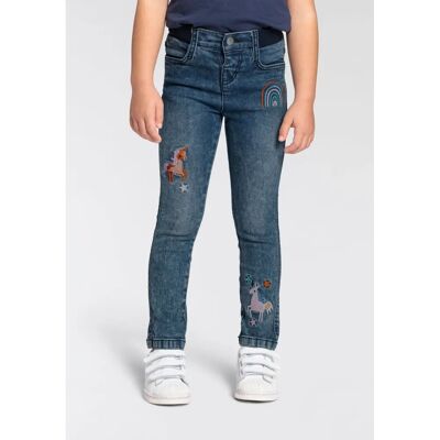 KIDSWORLD Basic Jeans - Denim, Mädchen, Größe 128 KIDSWORLD Basic Jeans - Denim, Mädchen, Größe 128