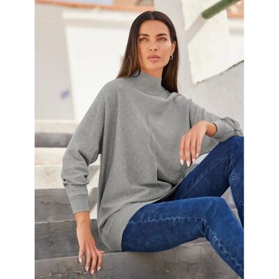 HEINE Pullover - Grau (meliert) - Strickpullover HEINE Pullover - Grau (meliert) - Strickpullover