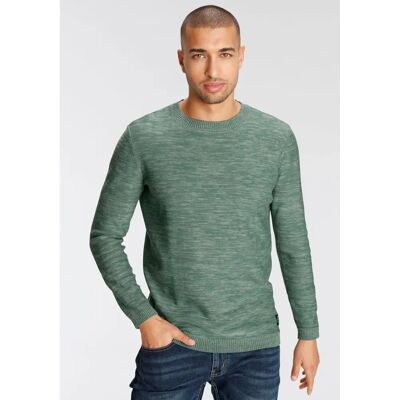 AJC Grüner Slim Fit Rundhals Pullover - Pullover AJC Grüner Slim Fit Rundhals Pullover - Pullover