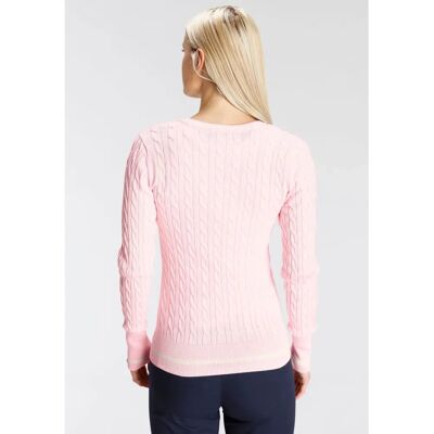 DELMAO Baumwoll Kabelstrickpullover - Casual, Enger Passform DELMAO Baumwoll Kabelstrickpullover - Casual, Enger Passform