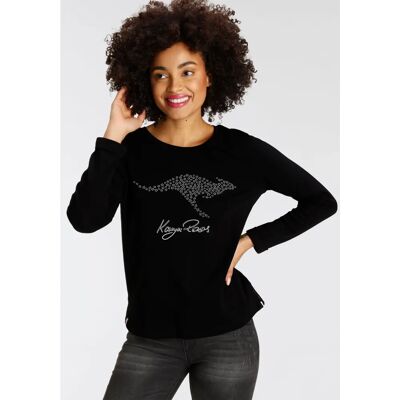 KANGAROOS XXL Schwarzes Baumwoll-Sweatshirt - Sweatshirt KANGAROOS XXL Schwarzes Baumwoll-Sweatshirt - Sweatshirt