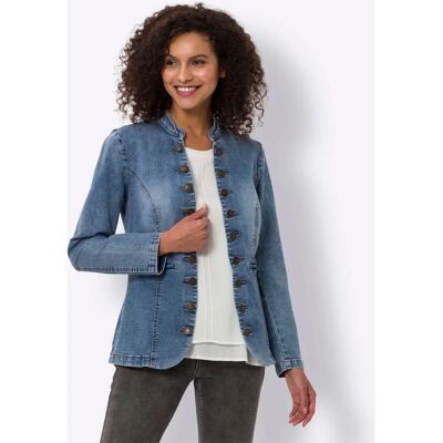 HEINE Jeans-Blazer Blau-bleached Tailliert - Blazer HEINE Jeans-Blazer Blau-bleached Tailliert - Blazer