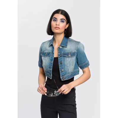 ARIZONA Kurze Passform Baumwoll-Jeansjacke - Jacke ARIZONA Kurze Passform Baumwoll-Jeansjacke - Jacke