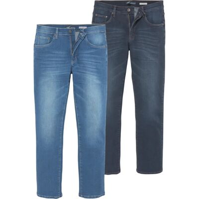 ARIZONA Willis Herren Jeans - Straight Fit, Niedrige Leibhöhe, Blau Gebraucht/Schwarz Gebraucht ARIZONA Willis Herren Jeans - Straight Fit, Niedrige Leibhöhe, Blau Gebraucht/Schwarz Gebraucht