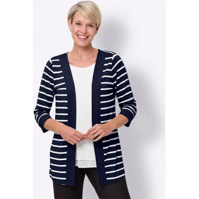 CLASSIC BASICS Shirtjacke - gestreift - Damen - 42 CLASSIC BASICS Shirtjacke - gestreift - Damen - 42