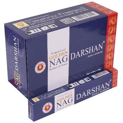 Incienso Golden Nag Darshan - Visión Divina Sagrada Incienso Golden Nag Darshan - Visión Divina Sagrada