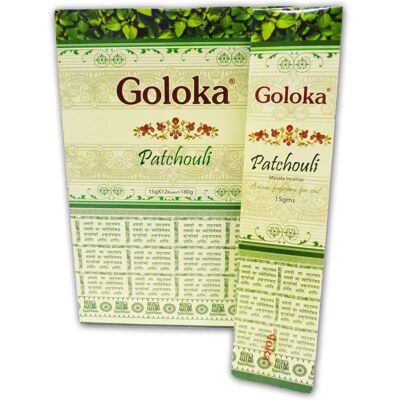 Encens Patchouli Goloka - Aromathérapie Maison - Publicité Encens Patchouli Goloka - Aromathérapie Maison - Publicité