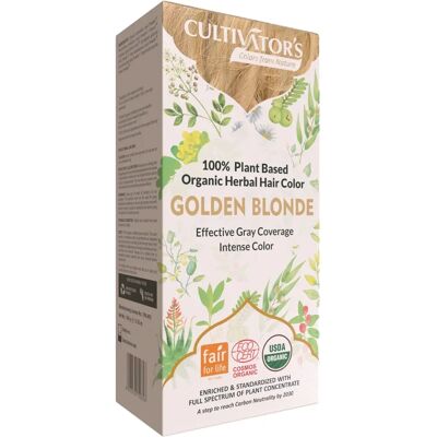 Cultivator Golden Blonde Hair Color - Natural Dye & Conditioner Cultivator Golden Blonde Hair Color - Natural Dye & Conditioner
