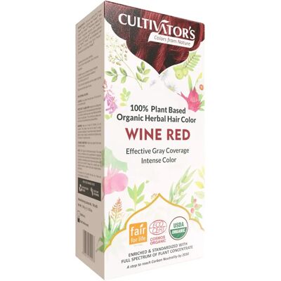 Cultivator's Burgundy Hair Color - Natural Herbal Dye for Hair Cultivator's Burgundy Hair Color - Natural Herbal Dye for Hair