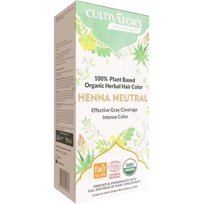Cultivators Platinum Hair Dye - Natural Henna - Bright Color - 100g Cultivators Platinum Hair Dye - Natural Henna - Bright Color - 100g