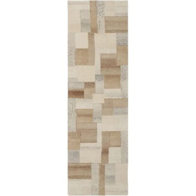 Theko Lola Wolle Patchwork Läufer - Teppich Theko Lola Wolle Patchwork Läufer - Teppich