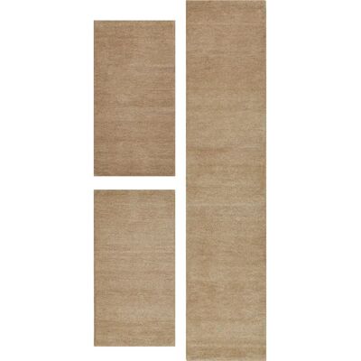 THEKO Gabbeh Uni Handweb Wollteppich - Rechteckset THEKO Gabbeh Uni Handweb Wollteppich - Rechteckset