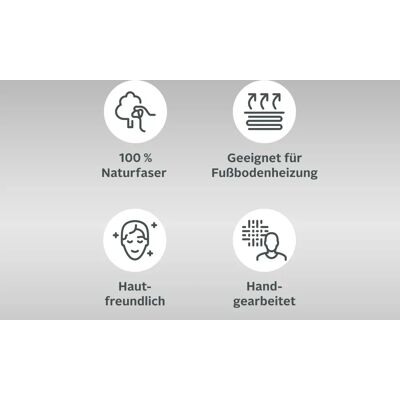 THEKO Gabbeh Handgewebter Beigeteppich - Teppich THEKO Gabbeh Handgewebter Beigeteppich - Teppich