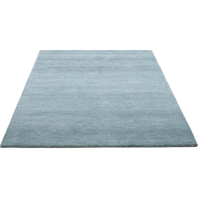THEKO Gabbeh Wollteppich - Handgewebt, Blau-Grau, Rechteckig THEKO Gabbeh Wollteppich - Handgewebt, Blau-Grau, Rechteckig
