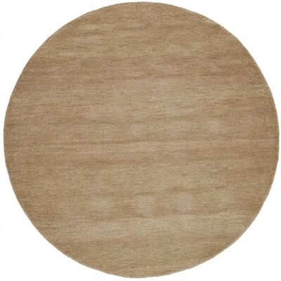 THEKO Gabbeh Uni Wollteppich - Handgewebt, Ø 190cm - Teppich THEKO Gabbeh Uni Wollteppich - Handgewebt, Ø 190cm - Teppich