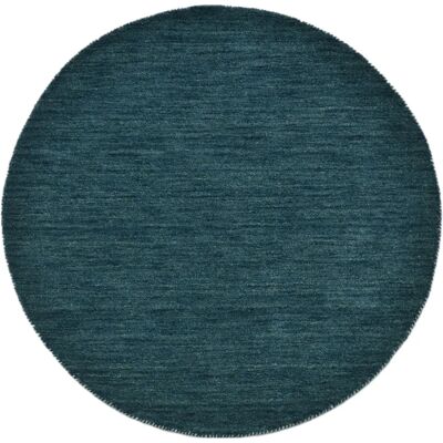 THEKO Gabbeh Uni Woll-Teppich - Handgewebt, Runde, 140cm, Strapazierfähig THEKO Gabbeh Uni Woll-Teppich - Handgewebt, Runde, 140cm, Strapazierfähig