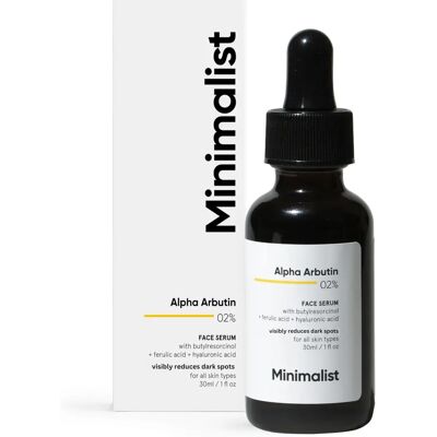 Minimalist Alpha Arbutin 02% Face Serum 30 ml Minimalist Alpha Arbutin 02% Face Serum 30 ml