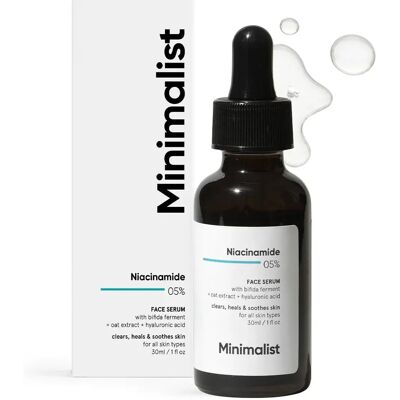 Minimalist Niacinamide 5% + HA Face Serum - Facial Serum Minimalist Niacinamide 5% + HA Face Serum - Facial Serum