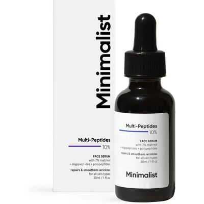 Minimalist Multi-Peptides 10% Face Serum - 30ml Minimalist Multi-Peptides 10% Face Serum - 30ml