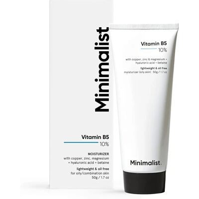Minimalist Vitamin B5 10% Moisturizer - Lightweight Hydrating Cream Minimalist Vitamin B5 10% Moisturizer - Lightweight Hydrating Cream