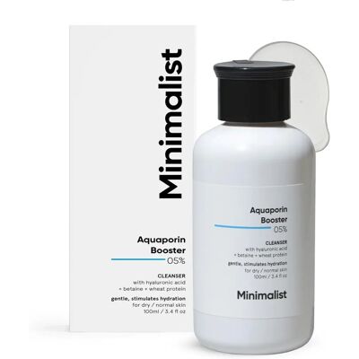 Minimalist Aquaporin Booster 5% Hydrating Face Cleanser - 100g Minimalist Aquaporin Booster 5% Hydrating Face Cleanser - 100g