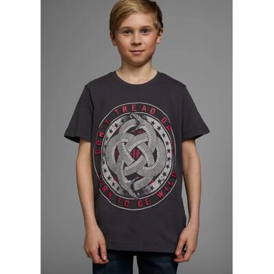 KIDSWORLD 164/170 Grau Casual T-Shirt - T-Shirt KIDSWORLD 164/170 Grau Casual T-Shirt - T-Shirt