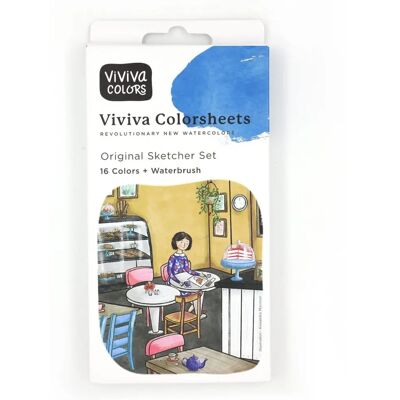 Viviva Colors Original Sketcher Set - Watercolour Coloursheets Viviva Colors Original Sketcher Set - Watercolour Coloursheets