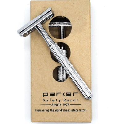 Parker 78R-CH Rasoio di sicurezza Chrome - Rasoio Parker 78R-CH Rasoio di sicurezza Chrome - Rasoio