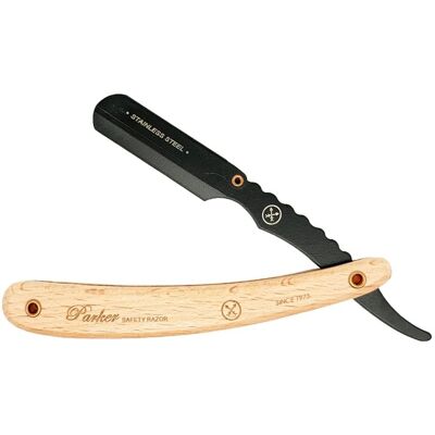 Parker Borotva Könnyű Fa Fogantyú - Barber/egyenes Borotva Parker Borotva Könnyű Fa Fogantyú - Barber/egyenes Borotva