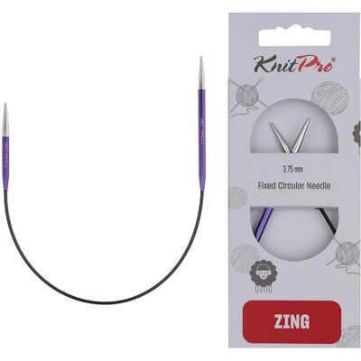 Knit Pro - Zing - 25 cm - 3.75 mm - Knitting Needle Knit Pro - Zing - 25 cm - 3.75 mm - Knitting Needle