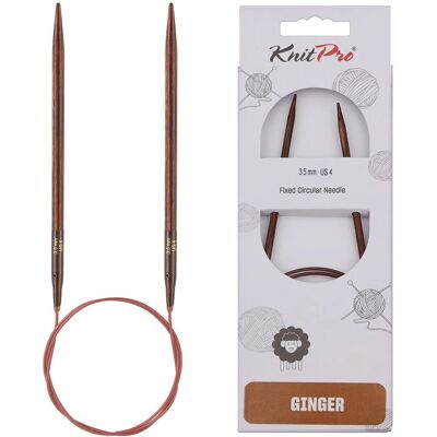 KnitPro Ginger Birk 120cm 3,50mm - Szydełko do dziania KnitPro Ginger Birk 120cm 3,50mm - Szydełko do dziania
