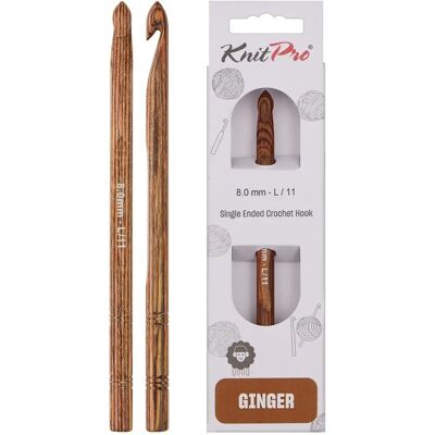 KnitPro Ginger 8,0mm/15cm KnitPro Ginger 8,0mm/15cm