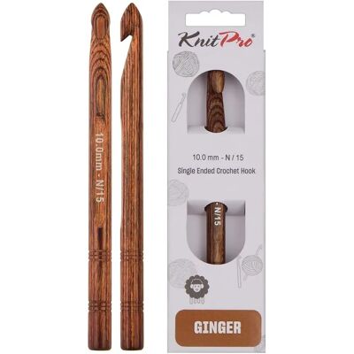 KnitPro Ginger 10,0mm/15cm KnitPro Ginger 10,0mm/15cm