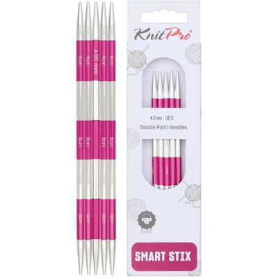 Agulhas de Tricô em Alumínio Rosa 14cm KnitPro - Agulhas de Tricô Agulhas de Tricô em Alumínio Rosa 14cm KnitPro - Agulhas de Tricô