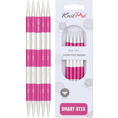 KnitPro 42013 SmartStix Stickor - Rosa - 14 cm KnitPro 42013 SmartStix Stickor - Rosa - 14 cm