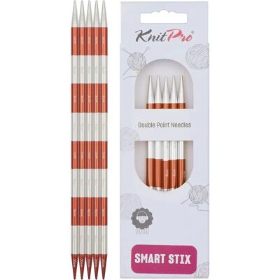 KnitPro Sienna SmartStix Breinaalden - 20cm Aluminium KnitPro Sienna SmartStix Breinaalden - 20cm Aluminium