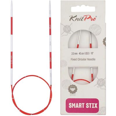 Aiguille à tricoter KnitPro SmartStix - Aluminium 40cm Rouge 2,00mm Aiguille à tricoter KnitPro SmartStix - Aluminium 40cm Rouge 2,00mm