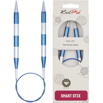 KnitPro SmartStix Rundnadel - 60cm Aluminium 9mm KnitPro SmartStix Rundnadel - 60cm Aluminium 9mm