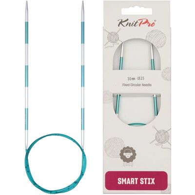 Knit Pro Smart Stix Fast rundsticka - 80cm x 3mm Knit Pro Smart Stix Fast rundsticka - 80cm x 3mm