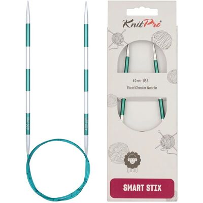 KnitPro Silber/Grün SmartStix Rundnadeln 80cm - Stricknadeln KnitPro Silber/Grün SmartStix Rundnadeln 80cm - Stricknadeln