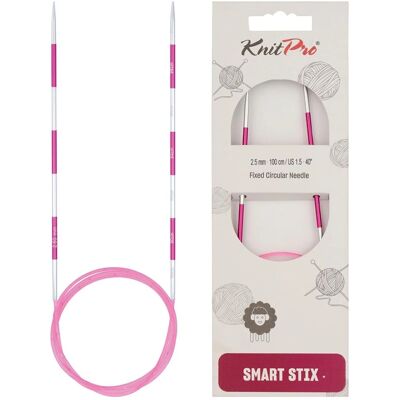 Aiguille circulaire fixe KnitPro - 100cm - 2,5mm Aiguille circulaire fixe KnitPro - 100cm - 2,5mm