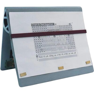 Support d'échantillons grand pliable Knit Pro pour modèles de tricot - Outil de bricolage - Publicité Support d'échantillons grand pliable Knit Pro pour modèles de tricot - Outil de bricolage - Publicité