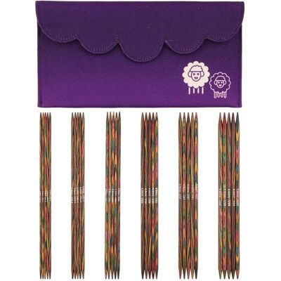 Set di ferri Symfonie Knitpro - Grande circonferenza, Viola Set di ferri Symfonie Knitpro - Grande circonferenza, Viola