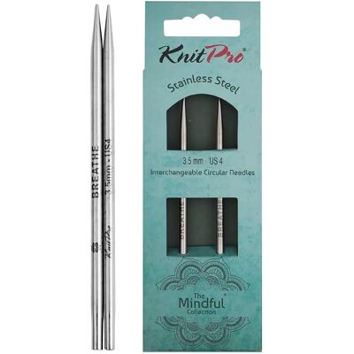 Aiguilles à tricoter circulaires interchangeables Knit Pro - 10cm x 3.5mm - Aiguille à tricoter Aiguilles à tricoter circulaires interchangeables Knit Pro - 10cm x 3.5mm - Aiguille à tricoter