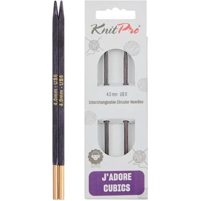 Aiguilhas circulares intercambiáveis KnitPro - 4 mm - Agulhas de tricô Aiguilhas circulares intercambiáveis KnitPro - 4 mm - Agulhas de tricô
