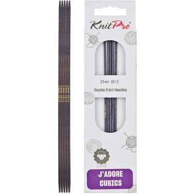 Kolorowe Ergonomiczne Druty okrągłe Knit Pro - 15cm - 2,5mm Kolorowe Ergonomiczne Druty okrągłe Knit Pro - 15cm - 2,5mm
