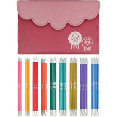 Knitpro Zing Deluxe Doppelspitz-Set 15cm - Stricknadeln Knitpro Zing Deluxe Doppelspitz-Set 15cm - Stricknadeln