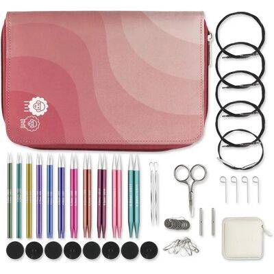 Zestaw wymiennych drutów okrągłych Knitpro Zing Regal Zestaw wymiennych drutów okrągłych Knitpro Zing Regal