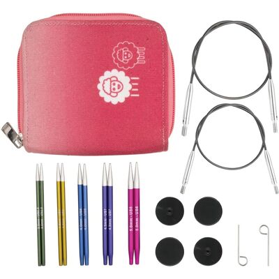 Knitpro Spille da maglia circolari intercambiabili Set di avvio Zing Knitpro Spille da maglia circolari intercambiabili Set di avvio Zing