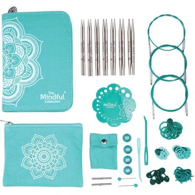 Knitpro Hope 13cm - Conjunto de agulhas circulares intercambiáveis Knitpro Hope 13cm - Conjunto de agulhas circulares intercambiáveis